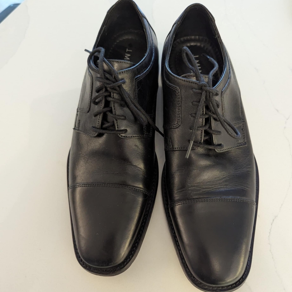 Johnson & Murphy EUC - Men's Black Leather Dress Shoes